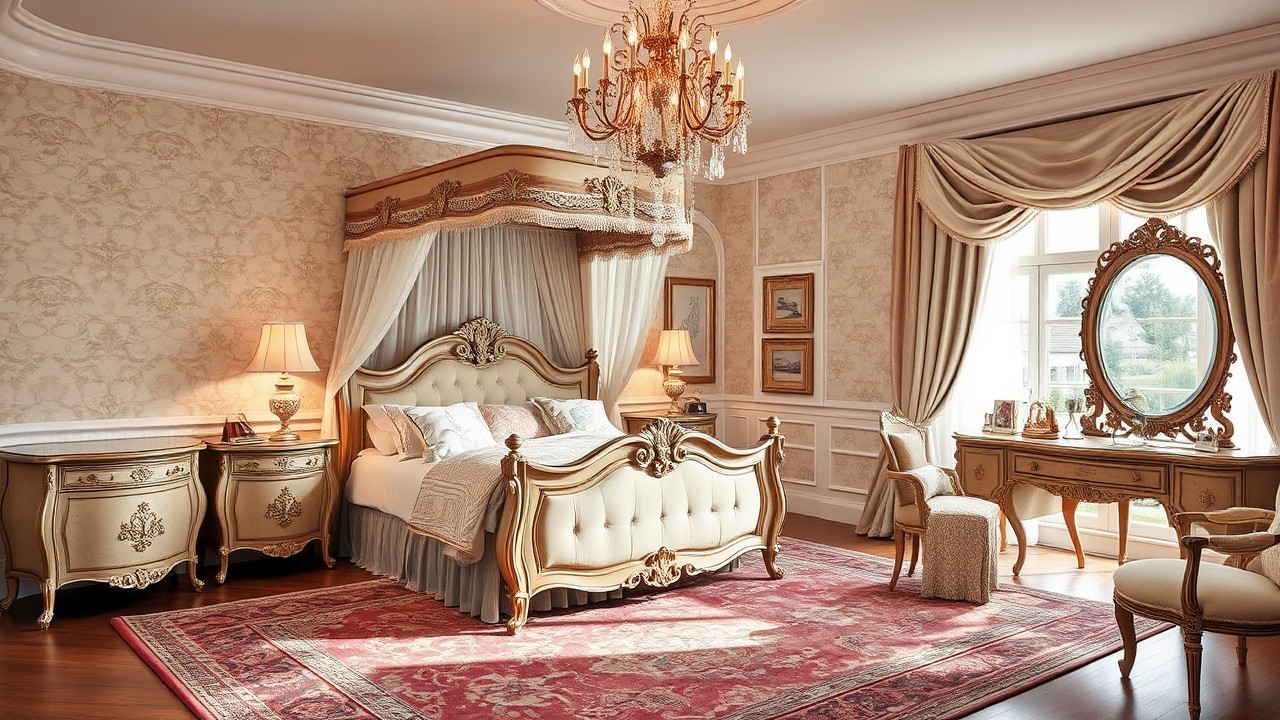 Elegant French Style Bedroom Inspirations