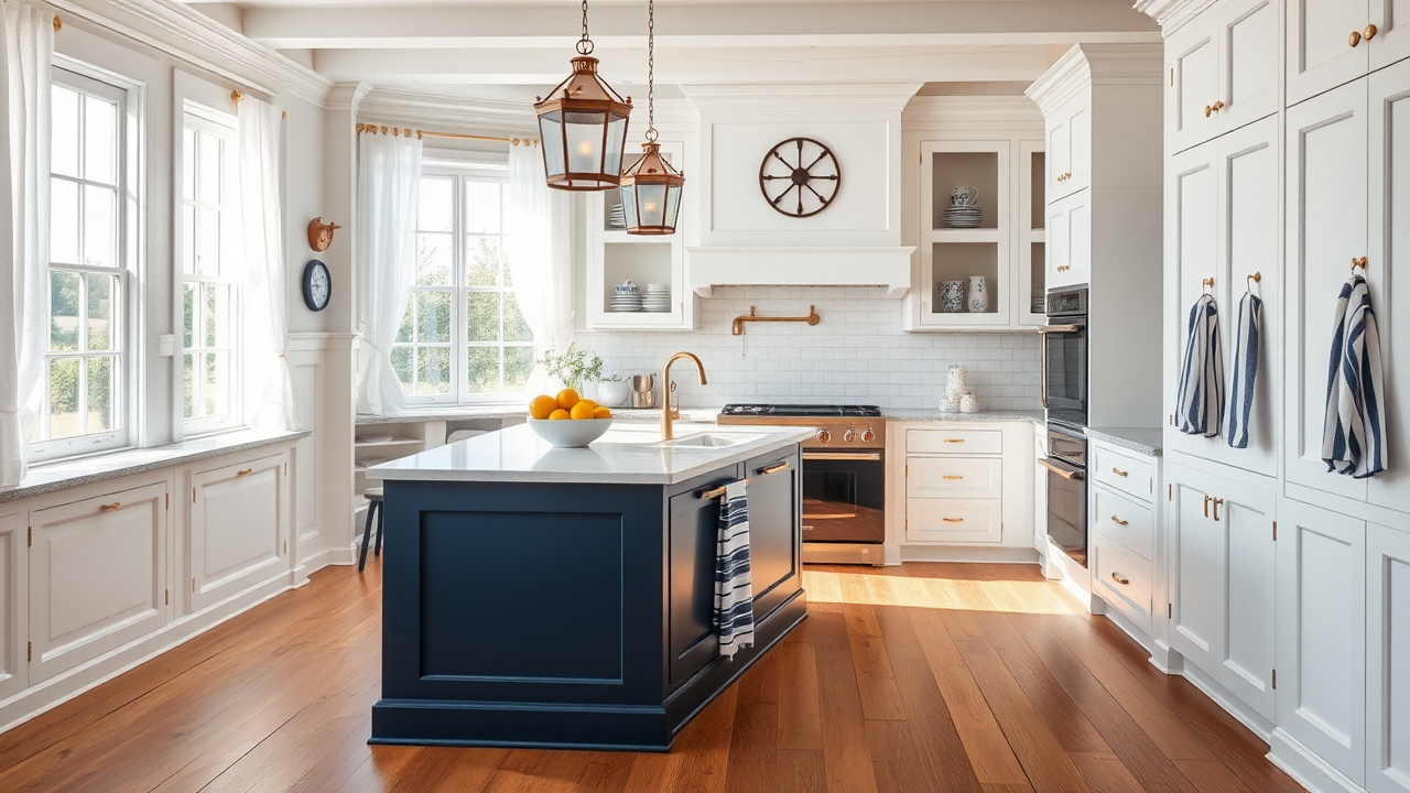 Essentials for a Beautiful and Functional Nautical Kitchen Kitchen