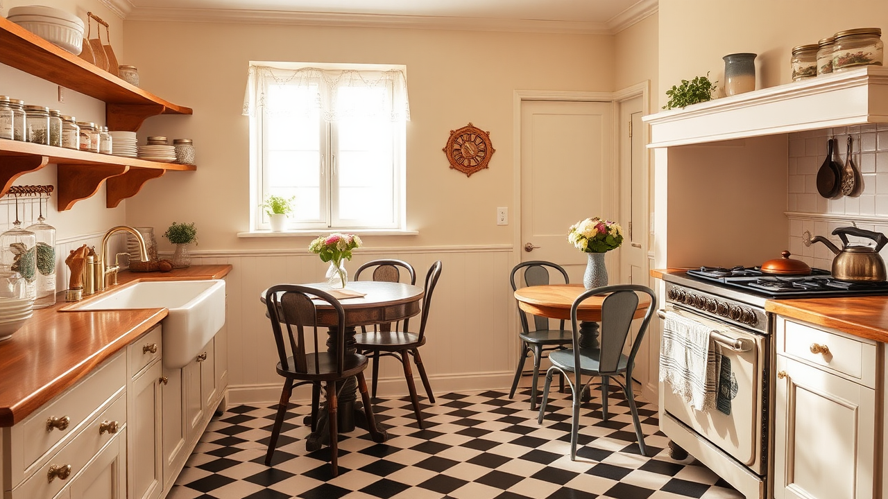 Essentials for a Beautiful and Functional Vintage Kitchen Kitchen