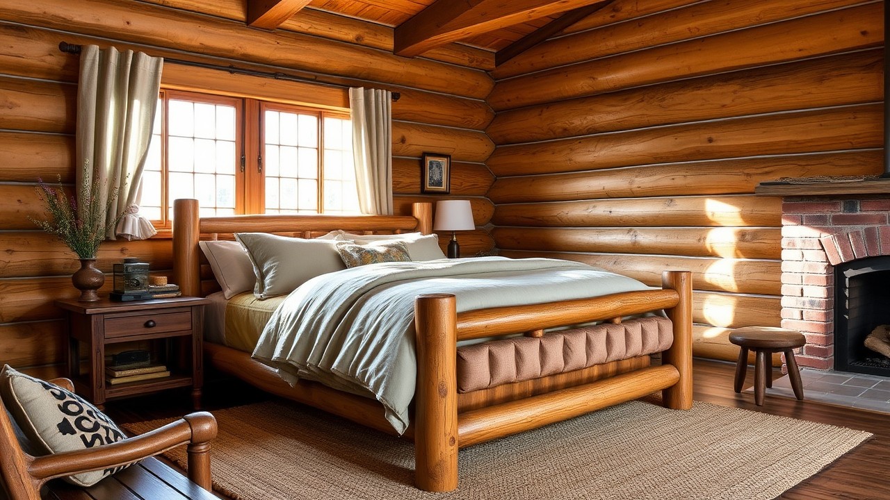 Essentials of Log Home Bedroom Design