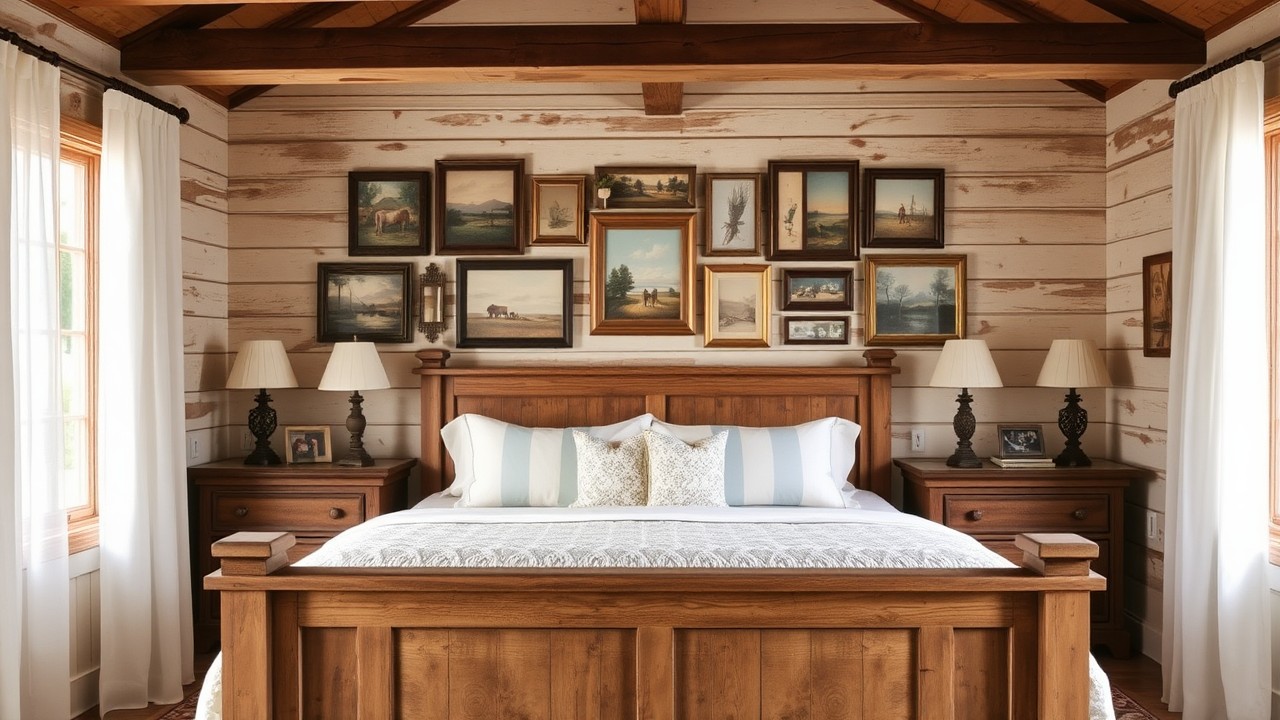 Farmhouse Bedroom Wall Decor Ideas