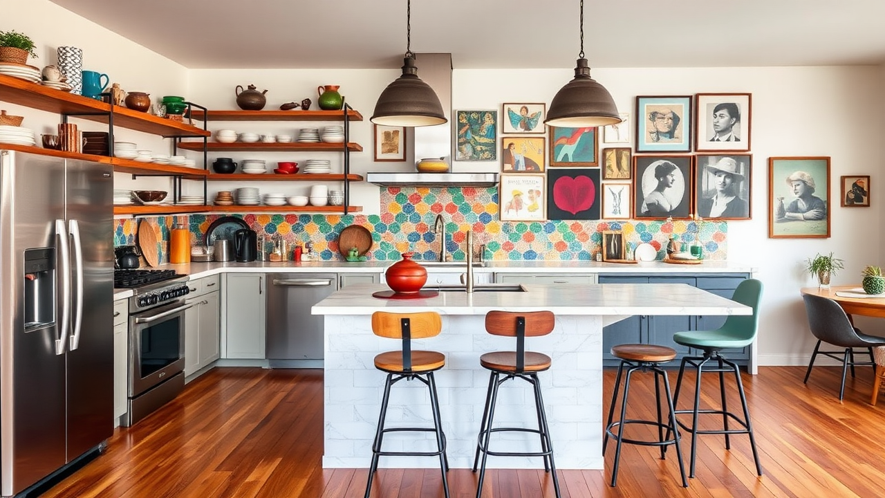 How to Blend Different Styles in an Eclectic Kitchen