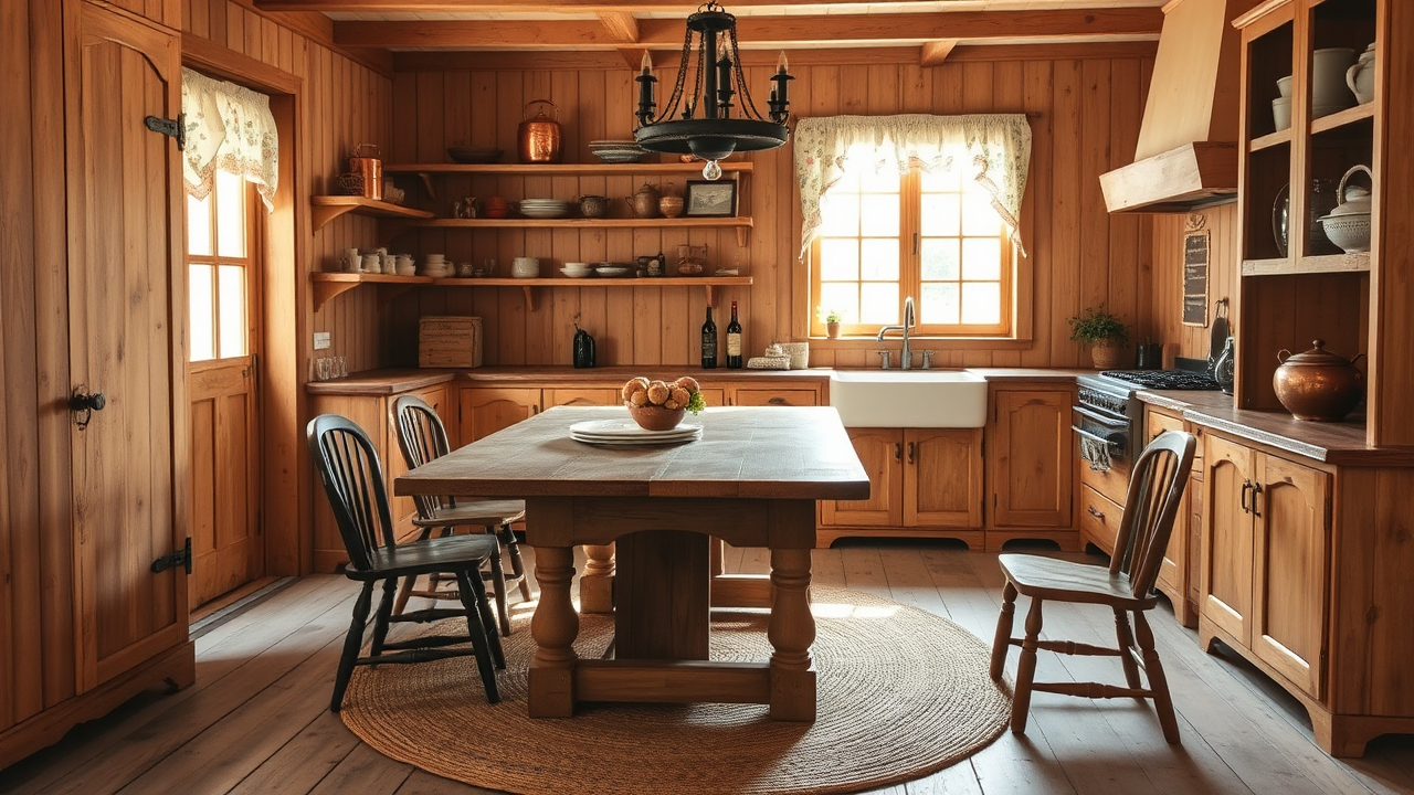 How to Create a Cozy Country Style Kitchen