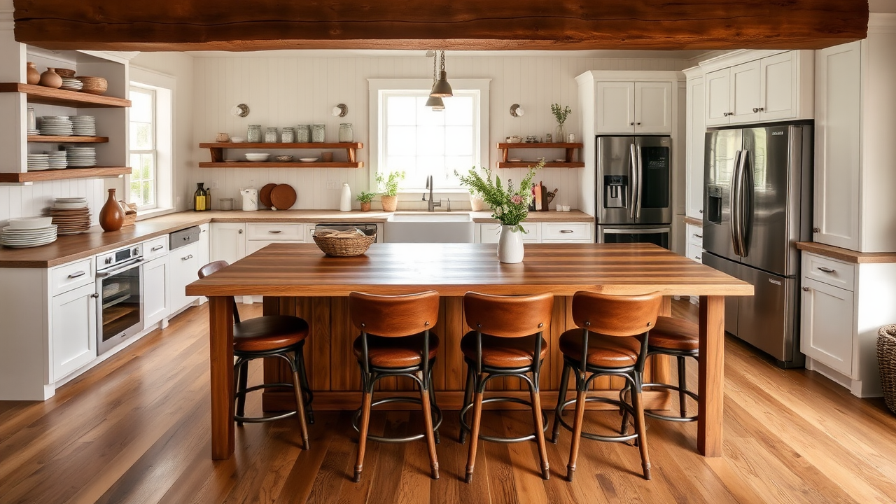 How to Create a Warm and Inviting Farmhouse Kitchen