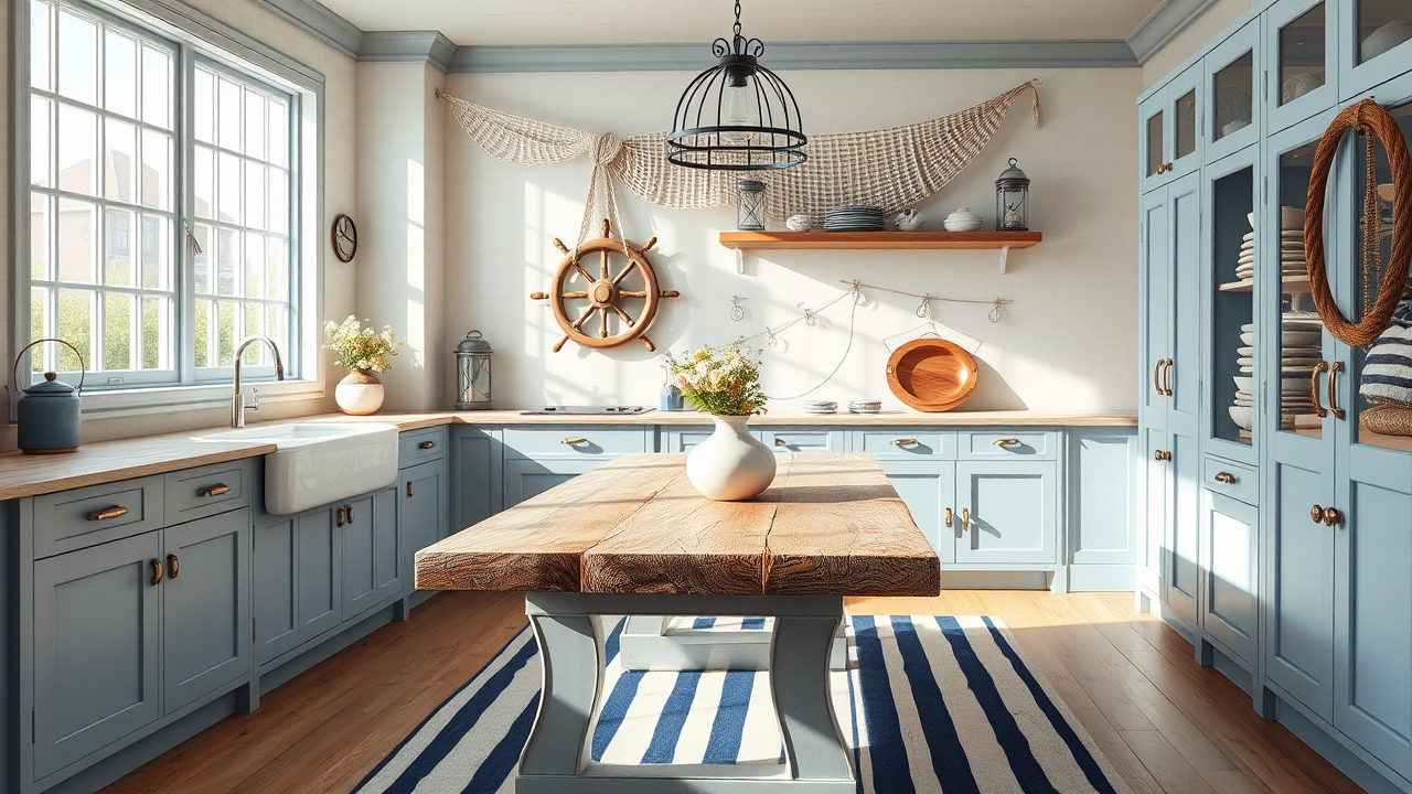 How to Incorporate Different Elements into Your Nautical Kitchen Kitchen