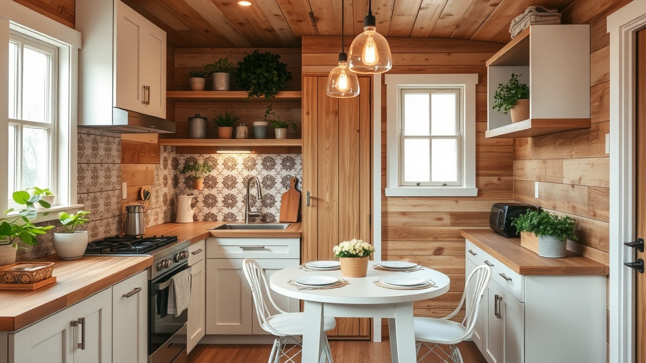 How to Incorporate Different Elements into Your Tiny House Kitchen Kitchen