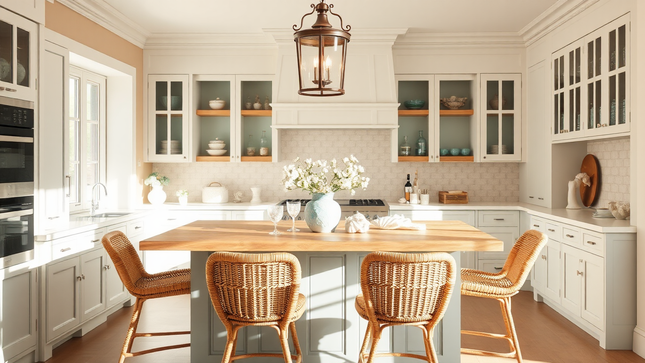 Incorporating Seashell and Oceanic Accents in Coastal Kitchens