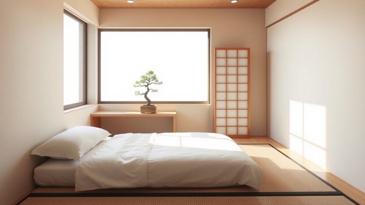 Japanese Bedroom for Small Spaces