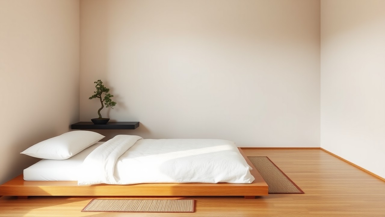 Japanese Minimalist Bedroom Concepts