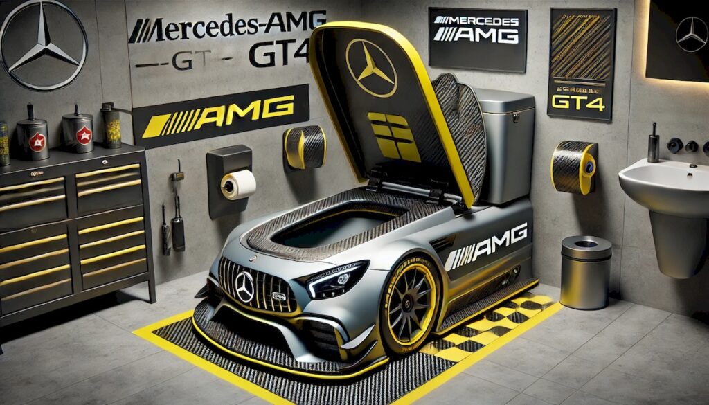 Mercedes-AMG Inspired Bathroom Commodes Homespir