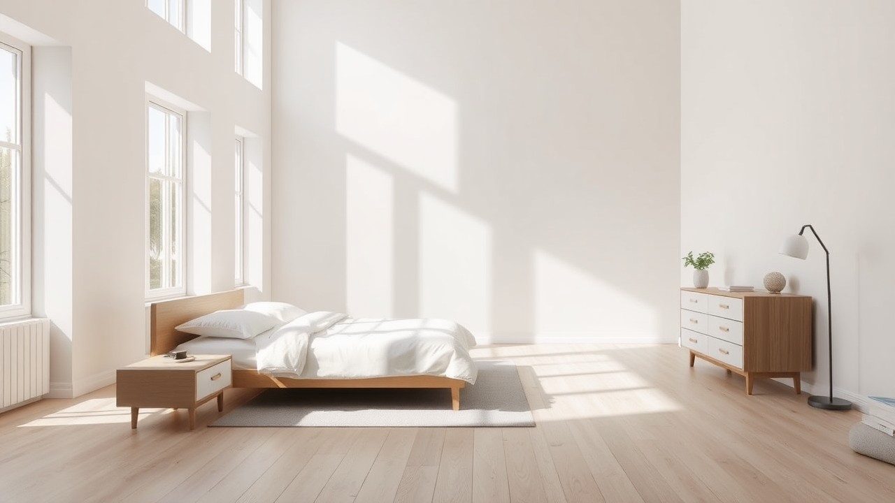 Minimalist Bedroom with Natural Light