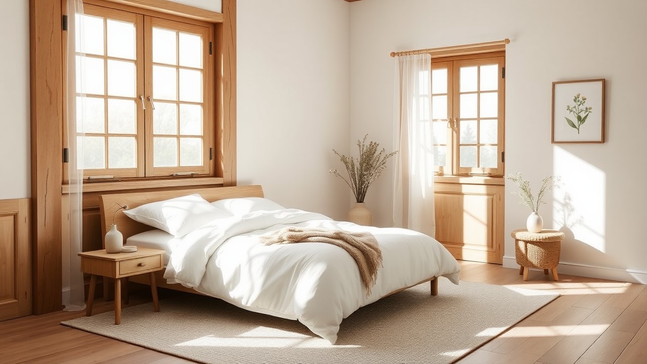 Minimalist Country Style Bedroom Inspirations