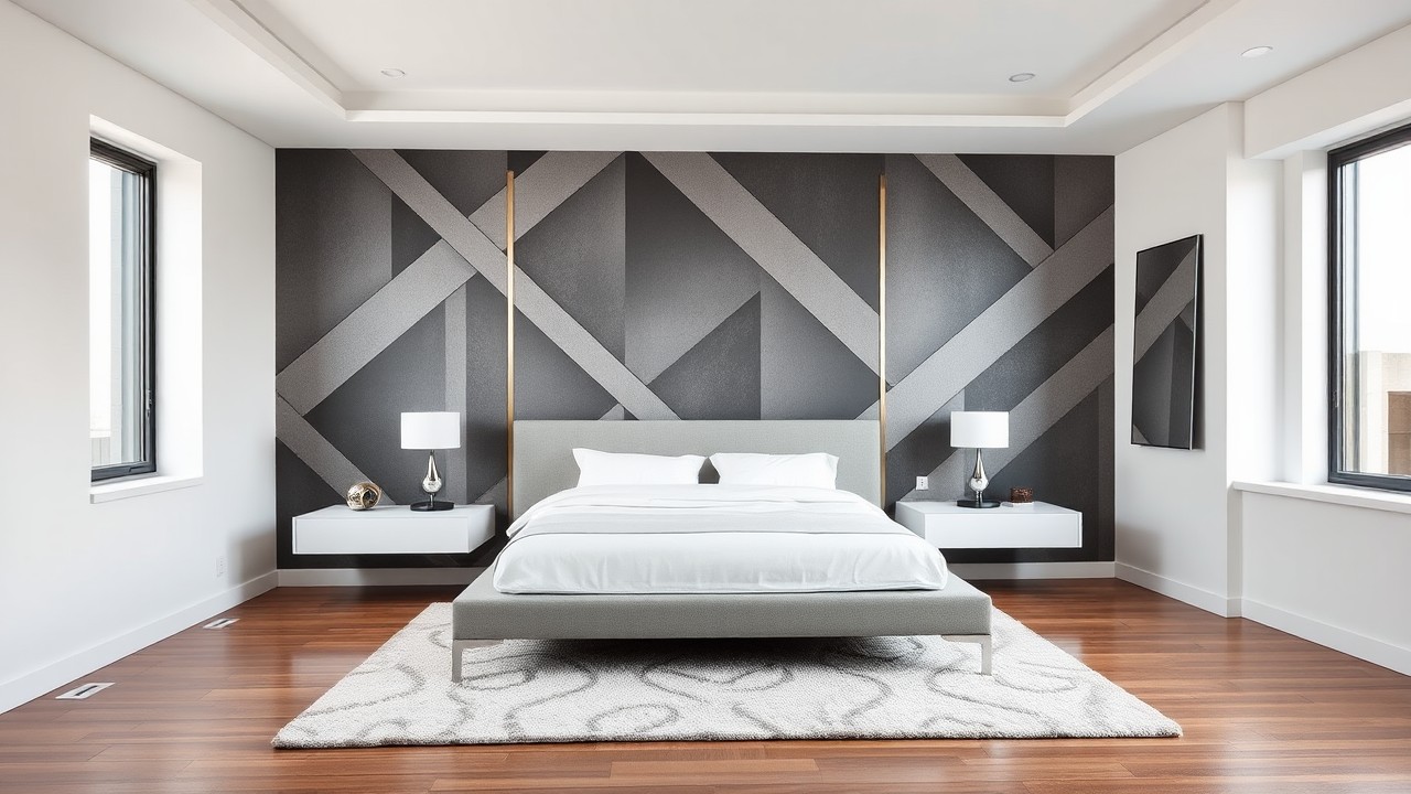 Modern Bedroom Accent Wall Ideas