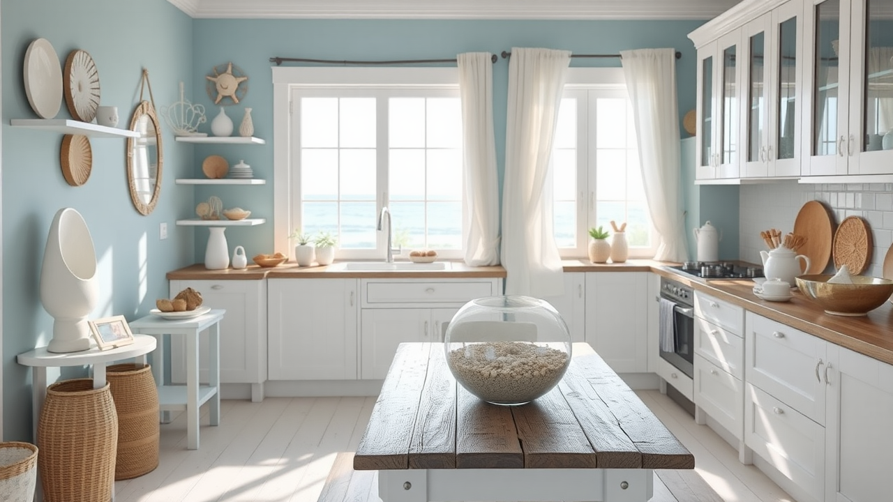 Nautical Decor Ideas for Your Beach House Kitchen