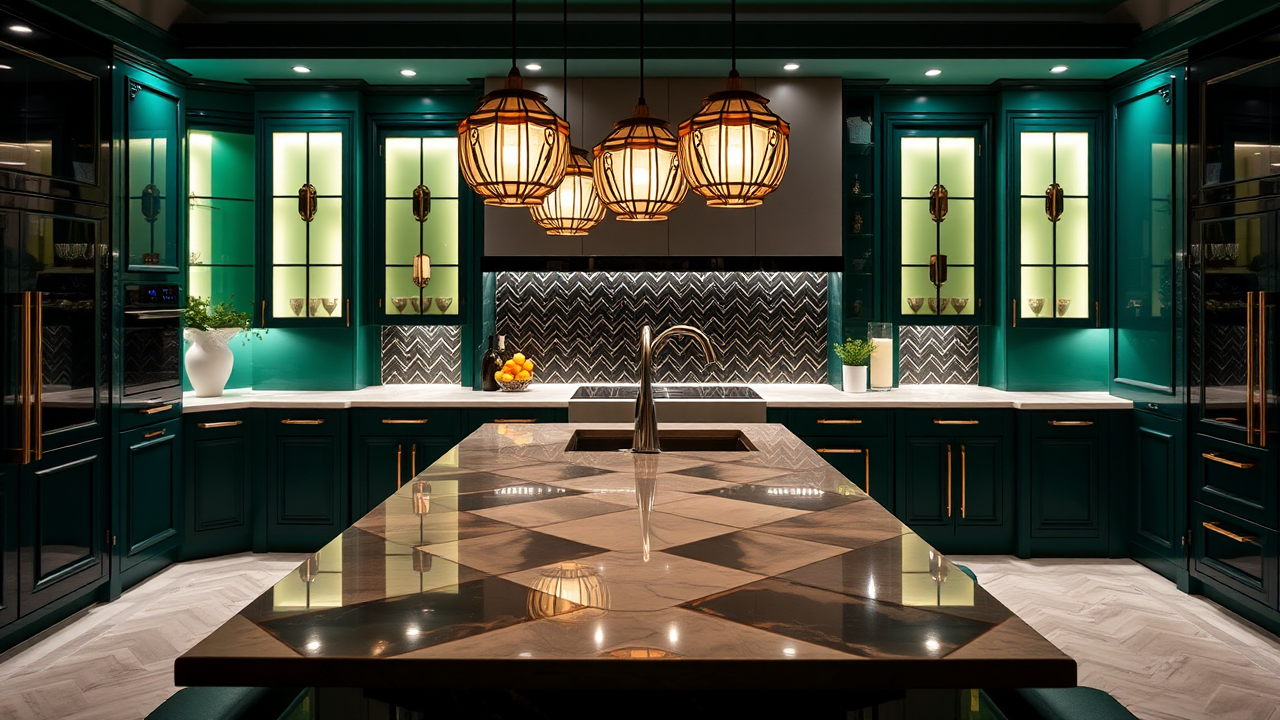 The Ultimate Guide to Creating a Bold Art Deco Kitchen