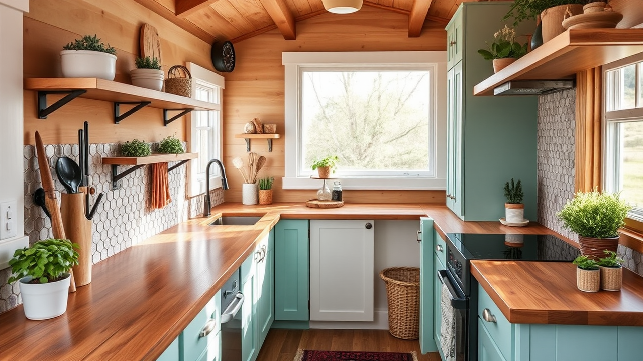 Unique and Stunning Tiny House Kitchen Design Ideas for Your Kitchen