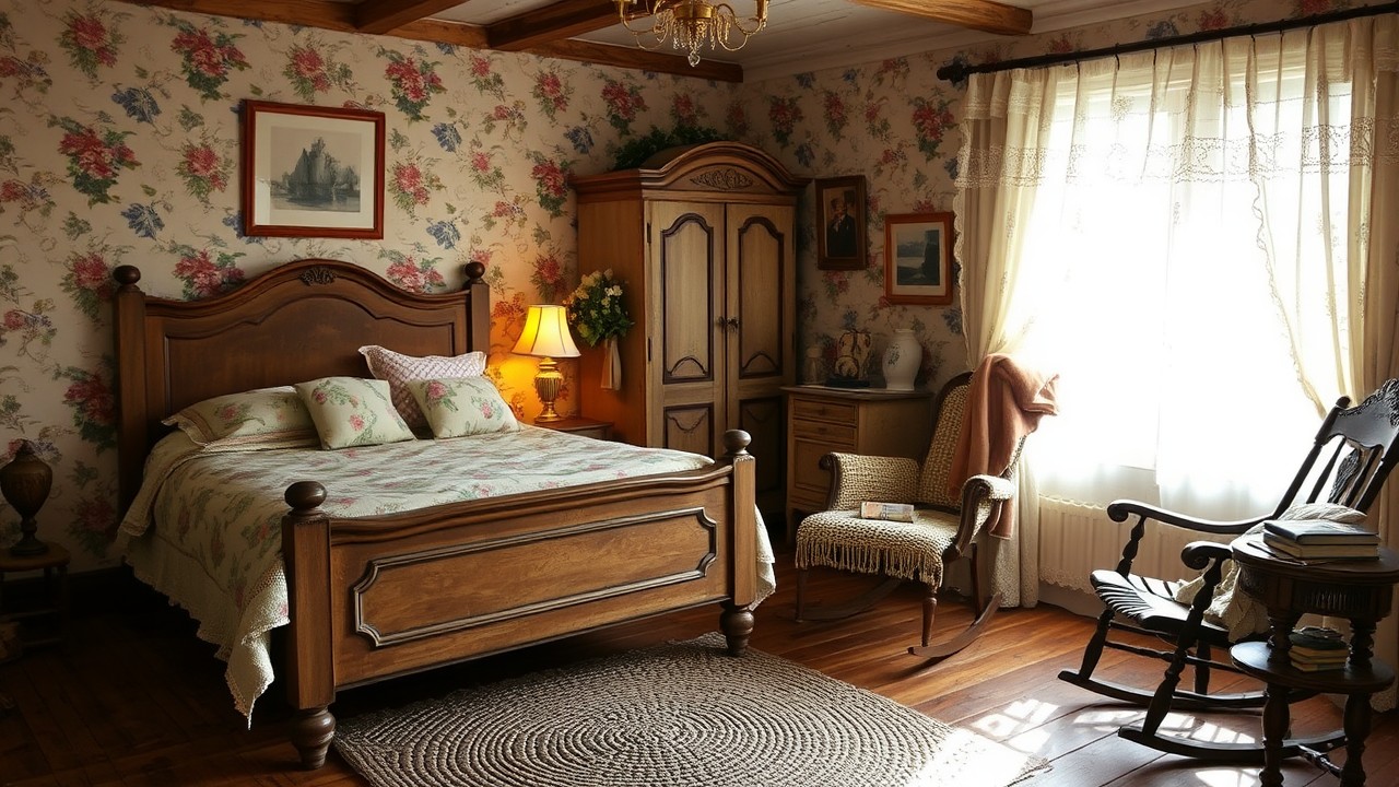 Vintage Country Style Bedroom Inspirations