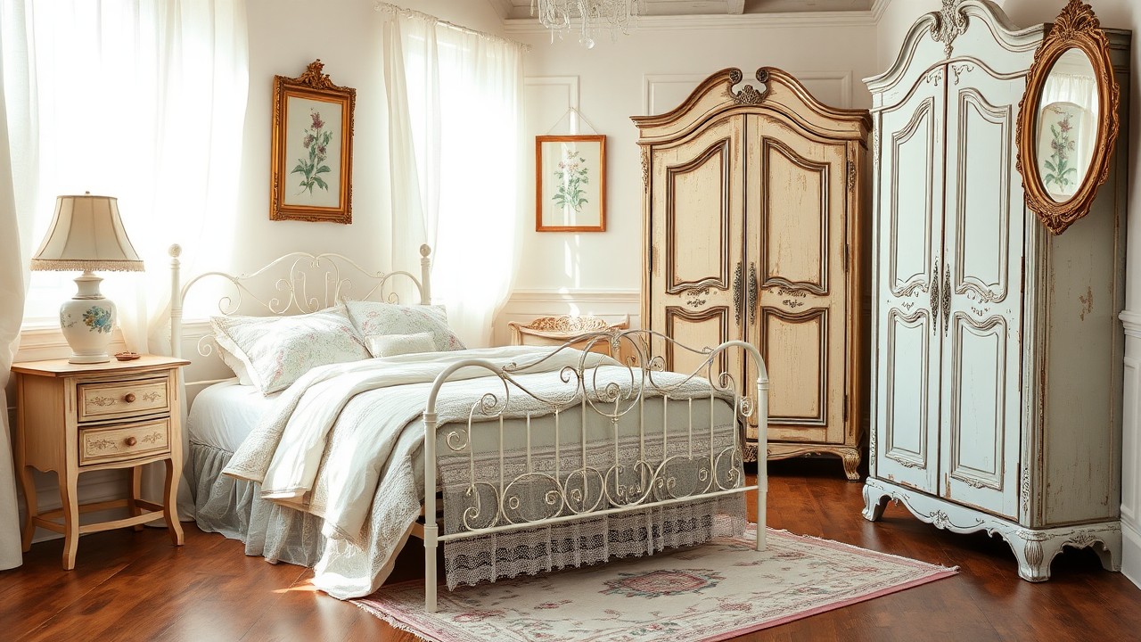 Vintage Shabby Chic Bedroom Decor Ideas