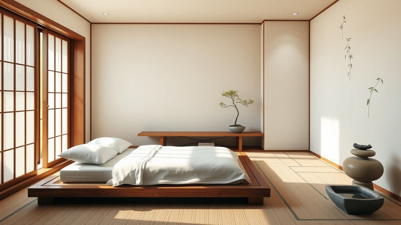 Zen and Nature-Inspired Japanese Bedrooms