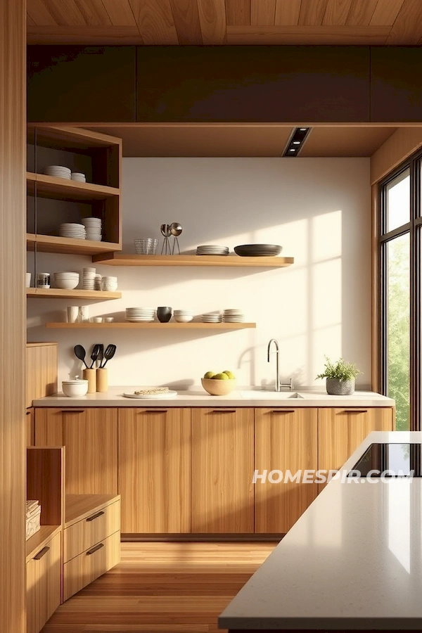 Airy Japanese Kitchen with Smart Storage