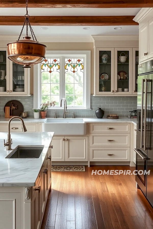 Antique Charm with Modern Sophistication Kitchen