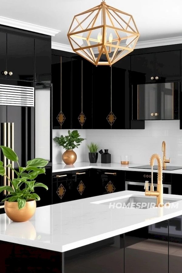 Art Deco and Scandinavian Simplicity Kitchen