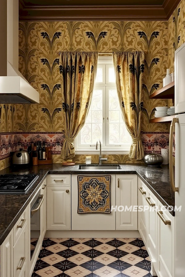 Art Deco Pattern Mastery in Kitchen