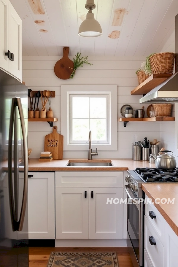 Artisan Decor in Tiny House Kitchens