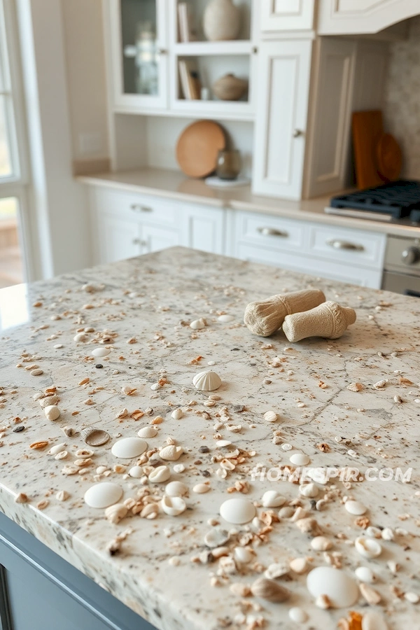 Beachcomber Countertop with Natural Textures