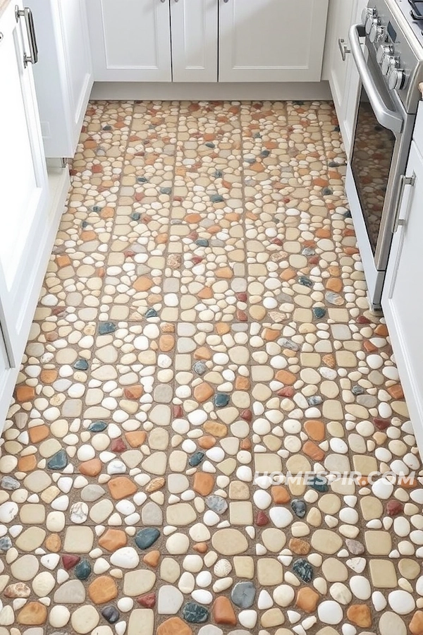 Beachcomber's Kitchen Floor Mosaic Design