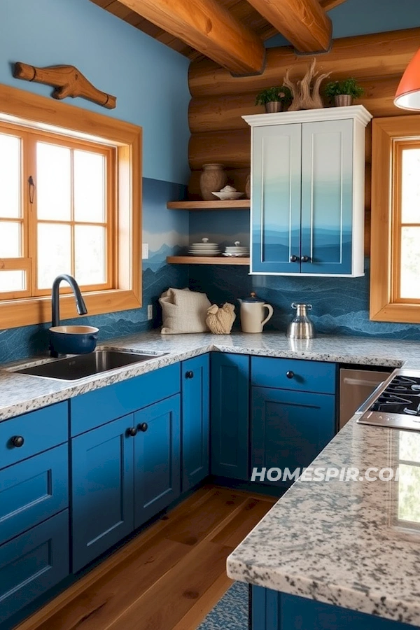 Blend Sea and Summit in Kitchen Color Schemes