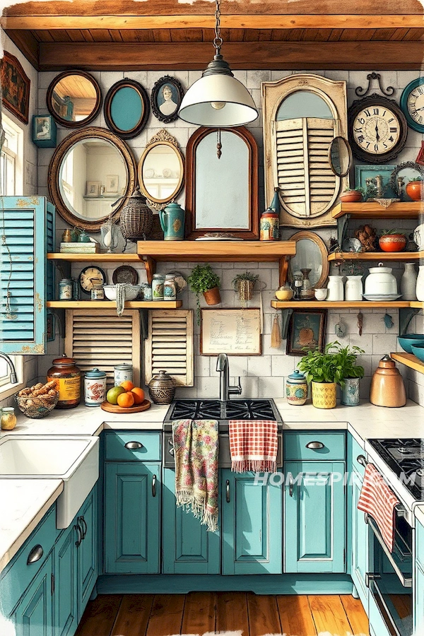 Blending Eras and Styles in Boho Kitchen