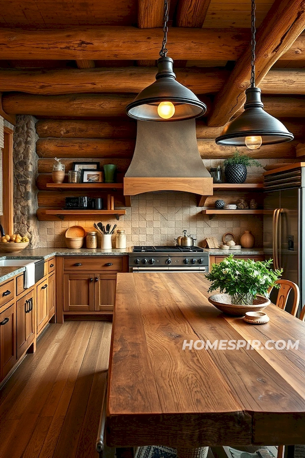 Blending Natural Materials in Kitchen Design