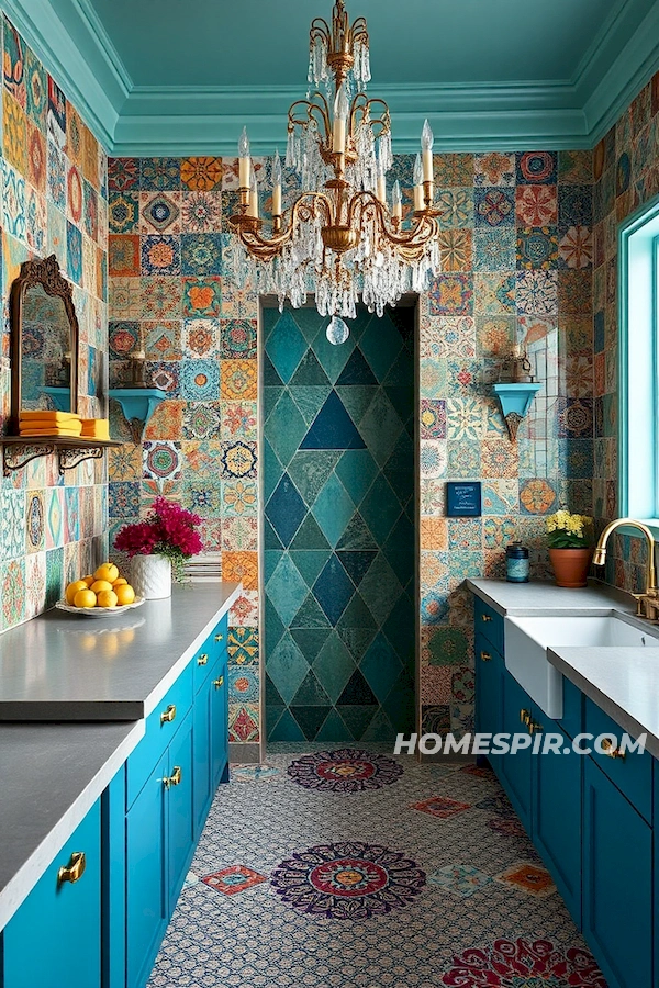 Bohemian Luxury with Eclectic Kitchen Decor