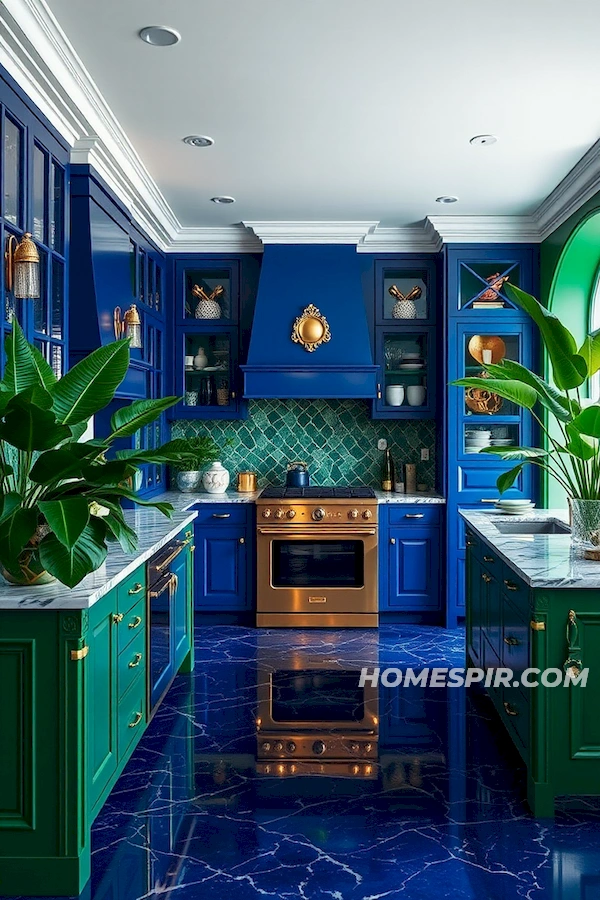 Bold Kitchen Design with Luxe Colors