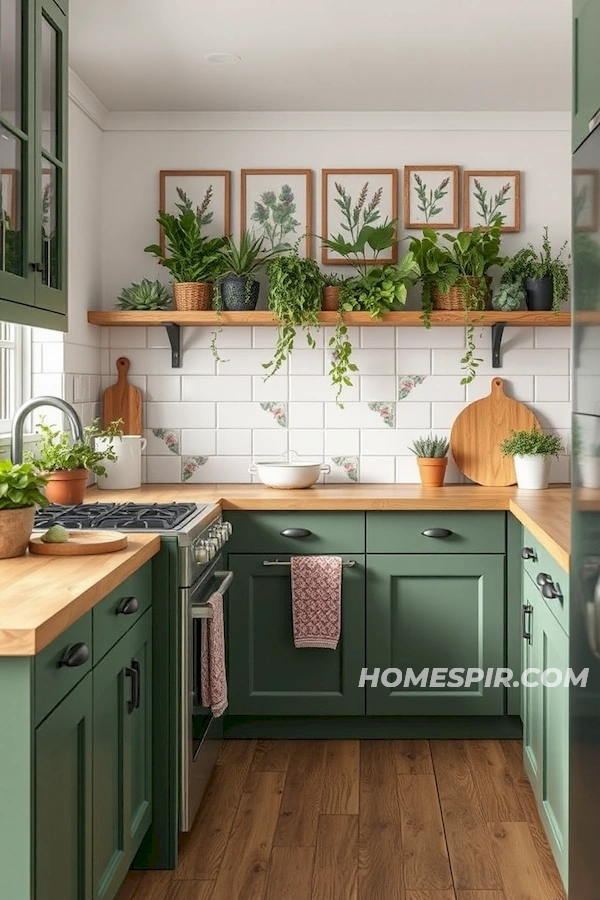 Botanical Prints for a Cozy Kitchen Haven