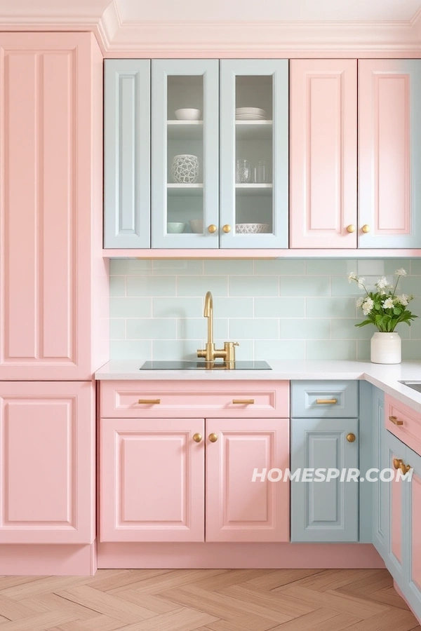 Calming Pastels in Innovative Kitchen Design