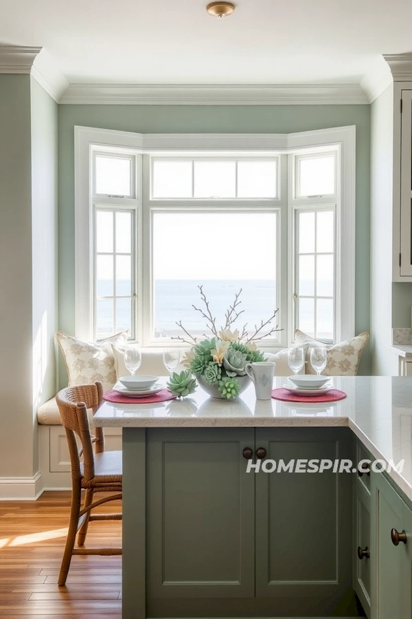 Charming Window Nook Overlooking the Sea