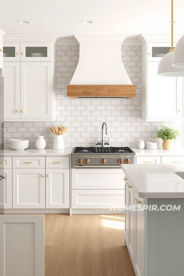 Chic Modern Seaside Color Scheme Kitchen