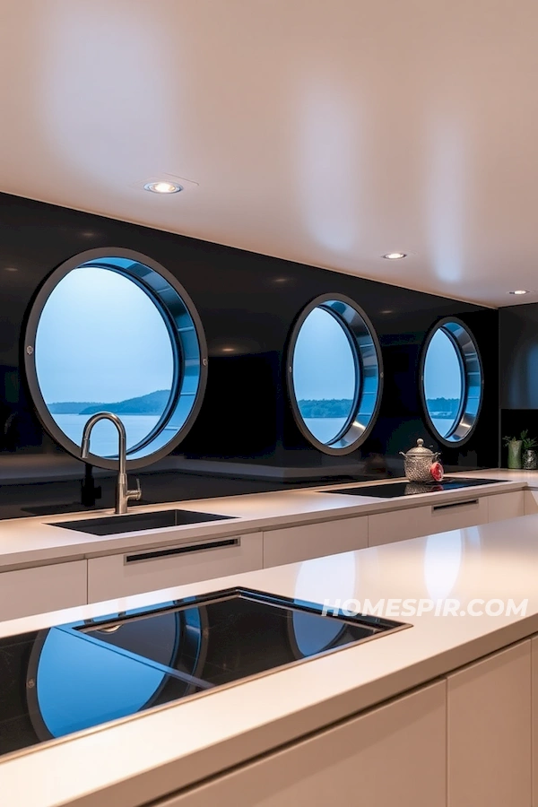 Circular Porthole Windows for Marine Aesthetics