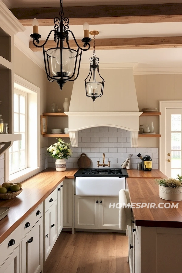 Classic French Kitchen with Vintage Charm