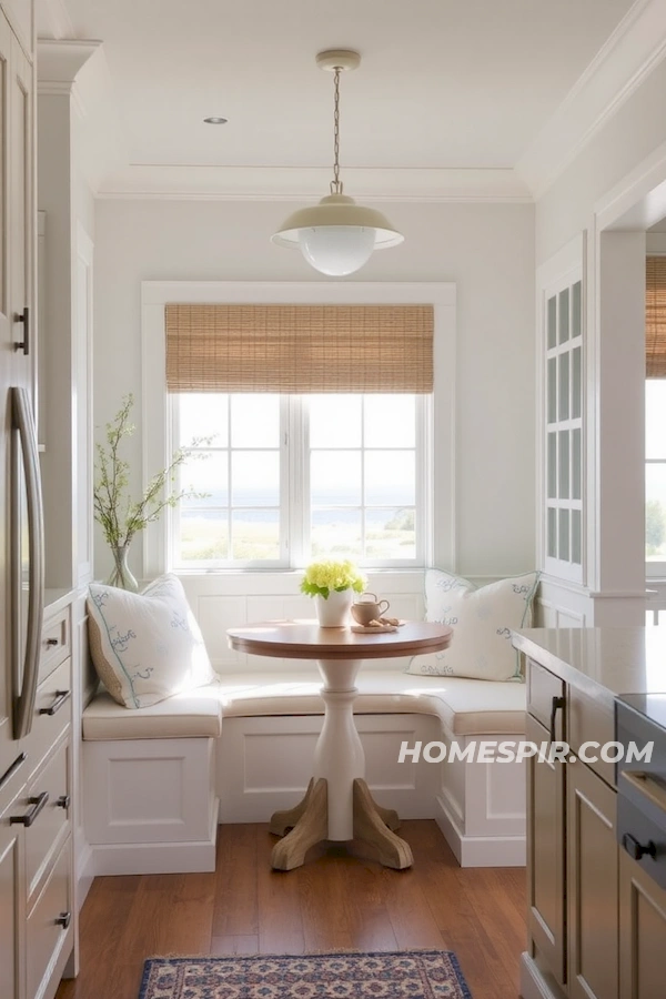 Coastal Breakfast Area with Sea-Inspired Decor