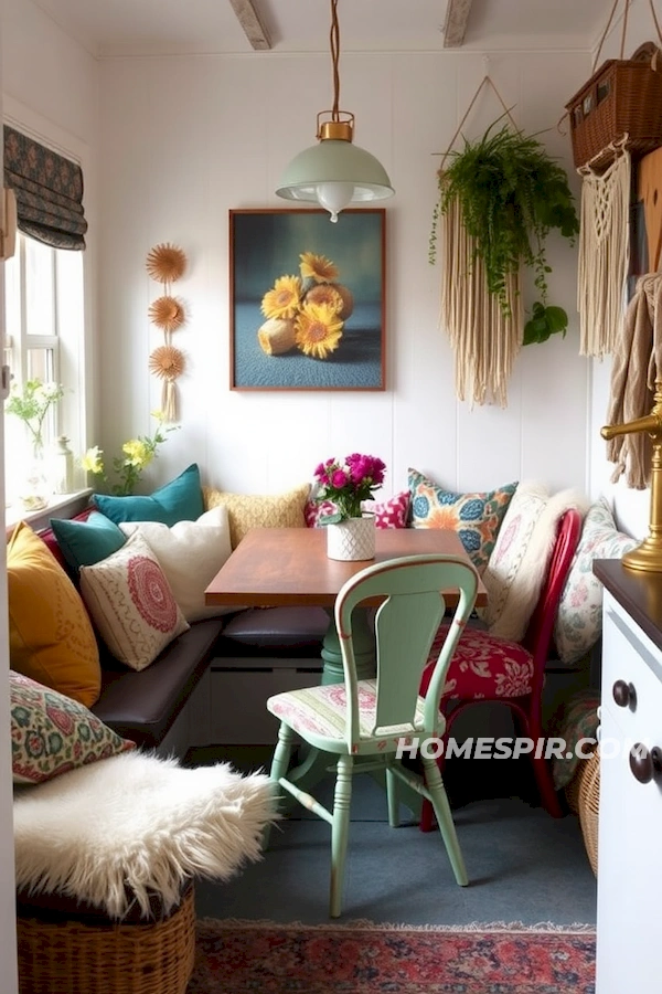 Colorful Bohemian Cushions and Throws