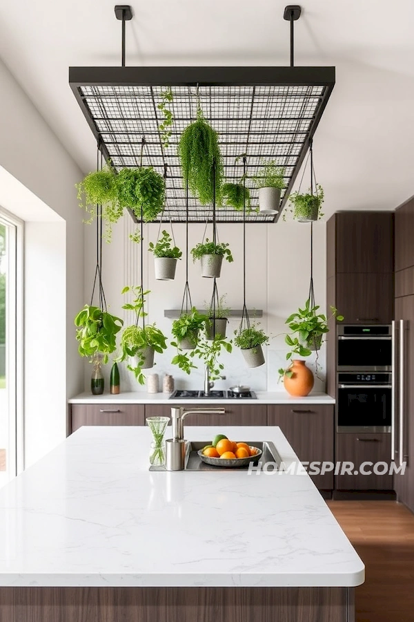 Concept Kitchen Featuring Fresh Herb Grid