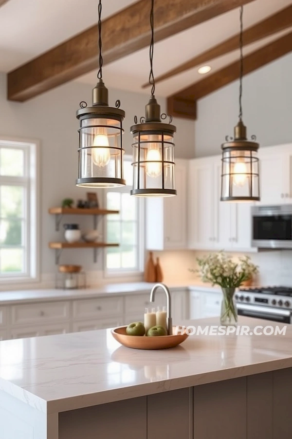 Contemporary Lighthouse Inspired Pendant Lights