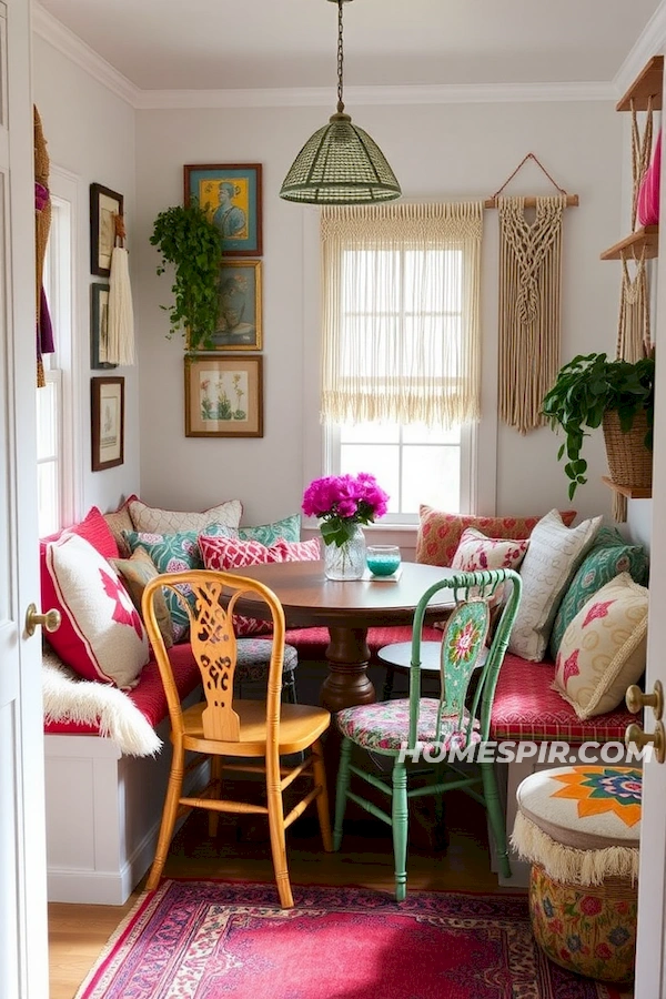 Cozy Boho Kitchen Corner