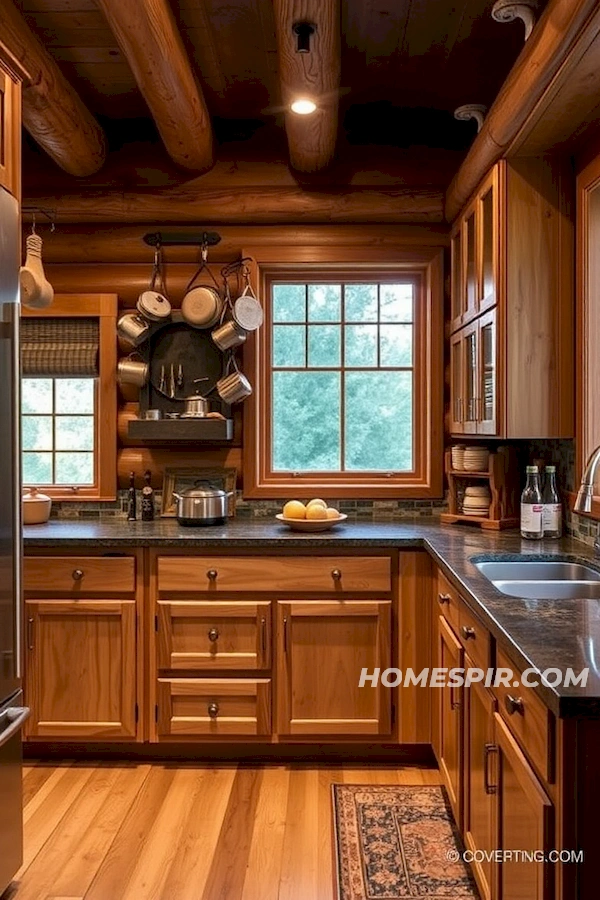 Creative Cabinetry in Rustic Setting