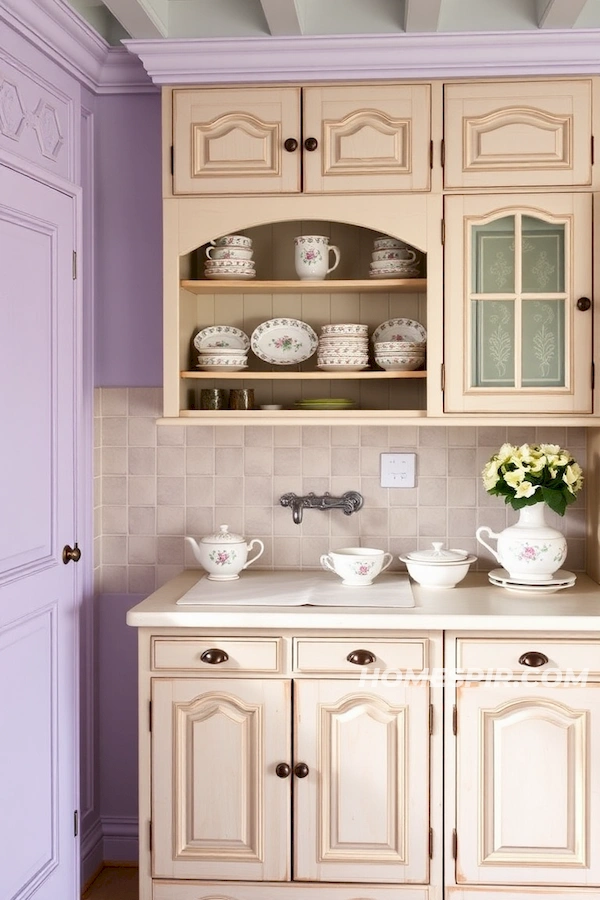 Delightful French Kitchen Pastels and Vintage Charm