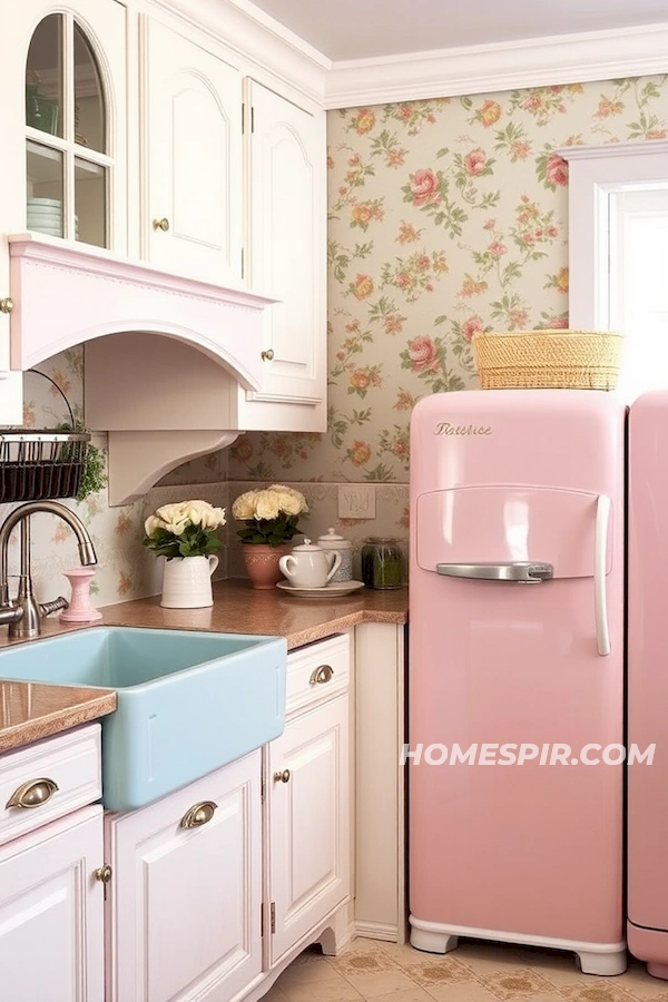 Dreamy Pastel Shabby Chic Kitchen Design