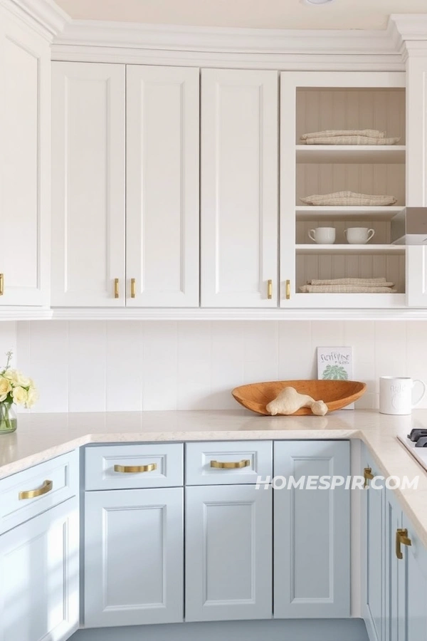 Driftwood Accents in Coastal Kitchen